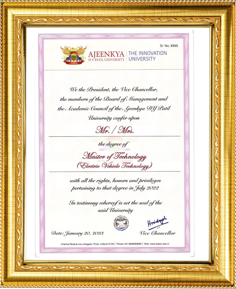 Certificate Sample