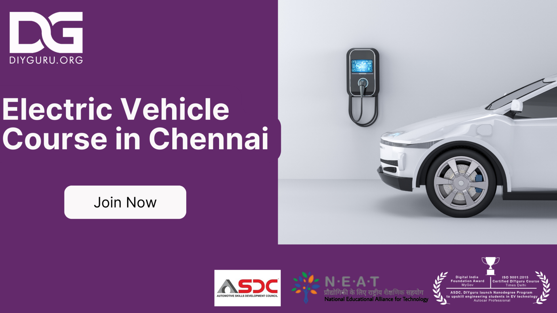 Cover image for Electric Vehicle course in Chennai