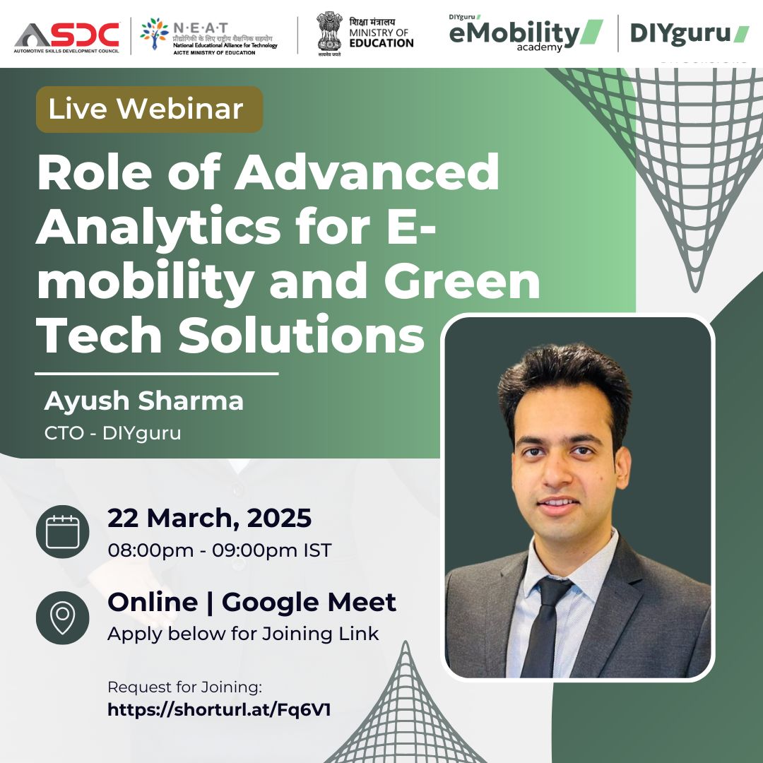 Role of Advanced Analytics for E mobility and Green Tech Solutions 1