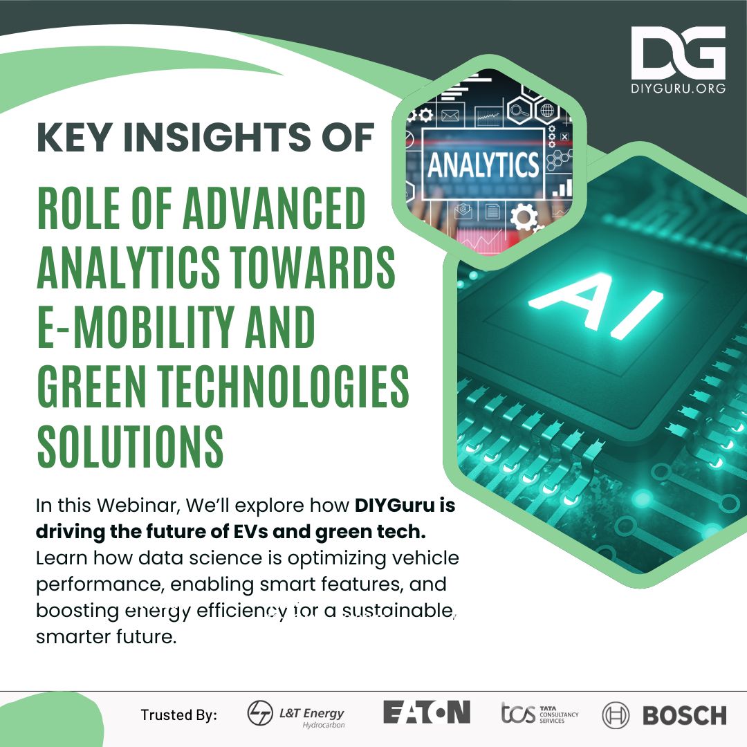 Role of Advanced Analytics for E mobility and Green Tech Solutions 1080 x 1080 px 1