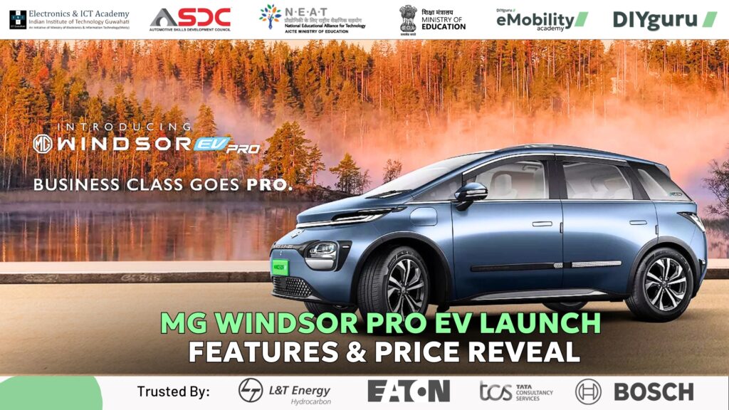MG Windsor Pro EV Launch: Features & Price Reveal