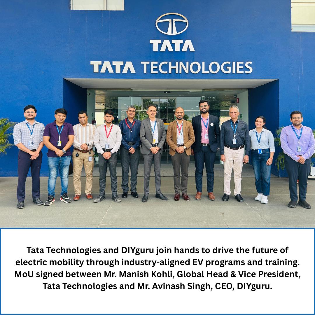 TATA Technologies aand DIYguru MOU Press Release