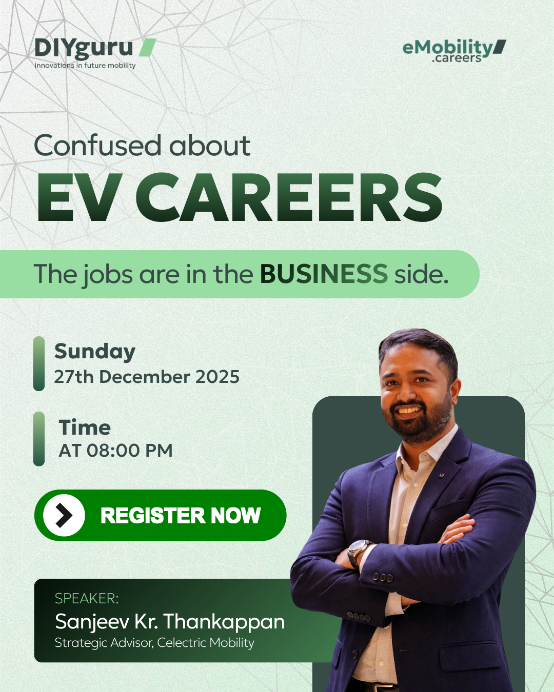 EV Business Careers Masterclass by DIYguru and eMobility Careers