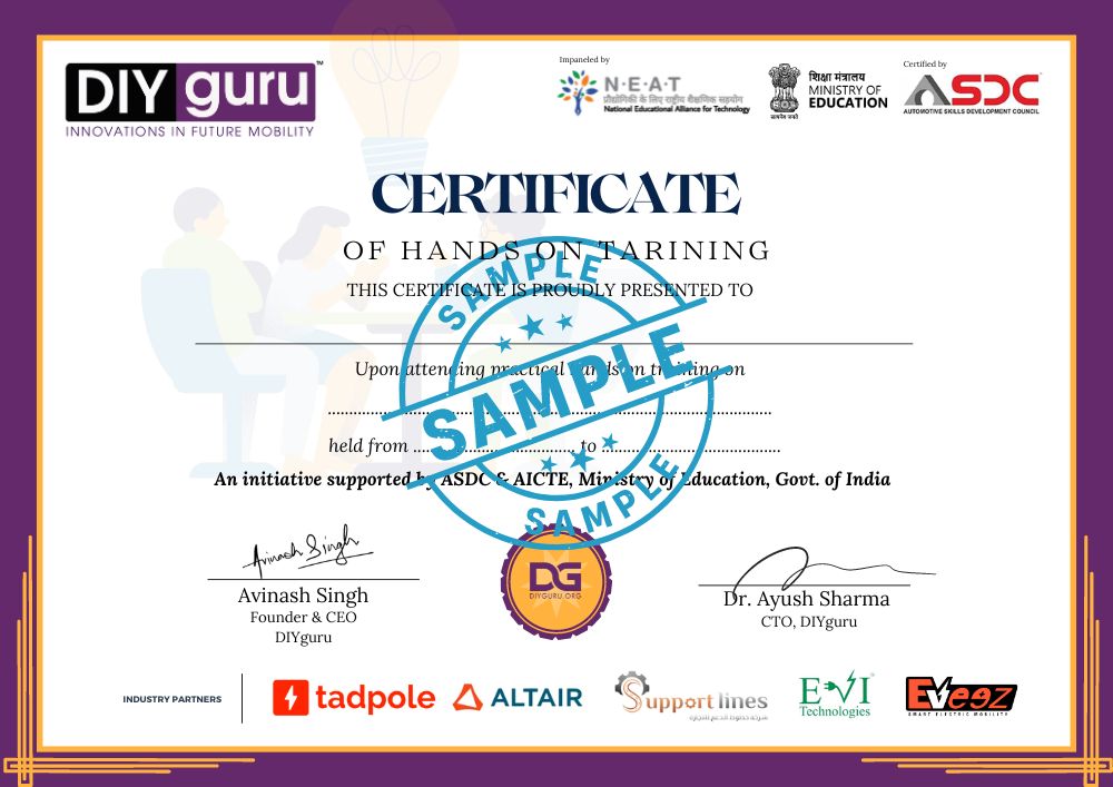 Hands on Certificate