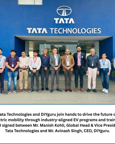 TATA Technologies aand DIYguru MOU Press Release